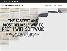 Tablet Screenshot of jaymeedwards.com